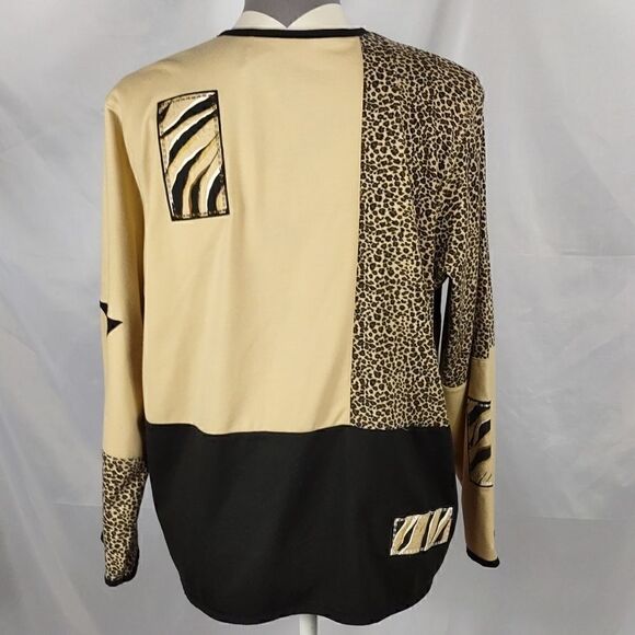 Koret K-Wear Petites Animal Print Jacket - Picture 4 of 10
